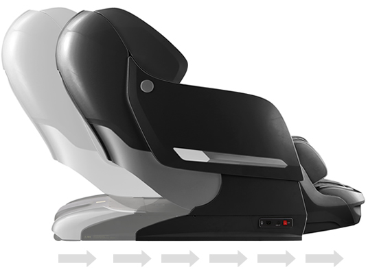 espace réduit pour le fauteuil de massage Komoder Luxor